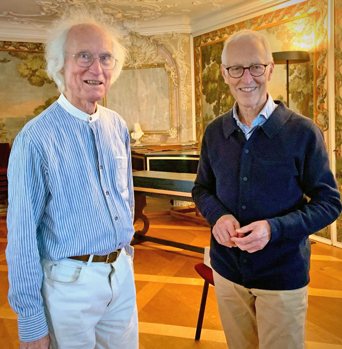 Paul Simmonds, (links) Alfred Gross (rechts)